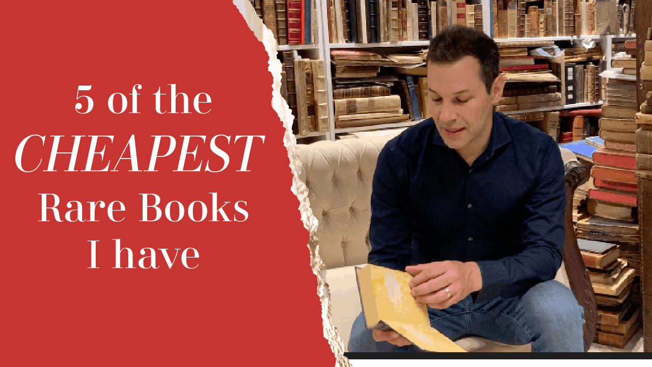 Rare Book Collecting on a budget Rare Book We Buy Old and